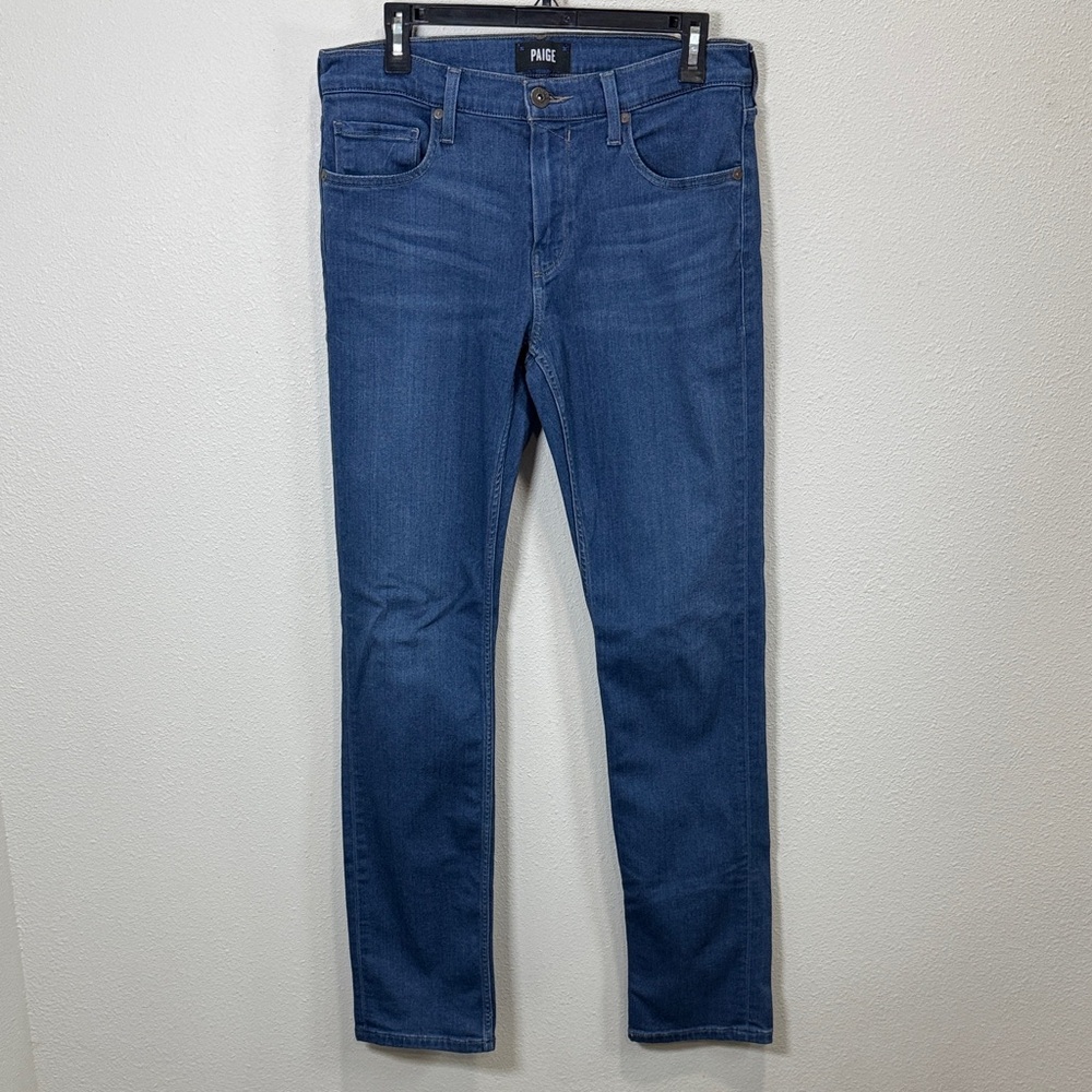 PAIGE Federal Men's Classic Indigo Slim straight Jeans 30x34‎
